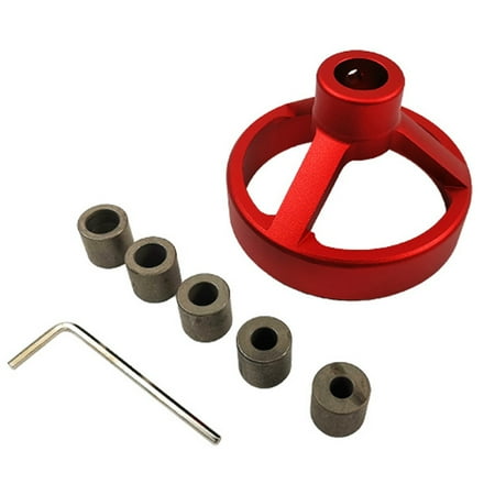 

Red Vertical Drill Guide Jig Accessories 6/7/8/9/10mm Pocket Hole Jig Positioner Right Angle Guide Dowel Jig for Carpentry Hole Punch (Round) STOL Lxiugva