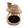 thumbnail image 2 of Dualoai Ceramic Burner Desktop Ornament Table Centerpiece Decorative Smudge Bowl White B, 2 of 9