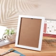 thumbnail image 6 of 8x10 Picture Frame Natural Wood Photo Frames Collage Display Photos Decorative Art Prints Picture Frame for Wall Hanging and Table Top Display Home Decoration White White DIY, 6 of 7