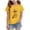 Yellow, variant on YDFCWXW Girls Shirt Pumpkins Cotton Short Sleeve Tees (Yellow, 11-12 Years)
