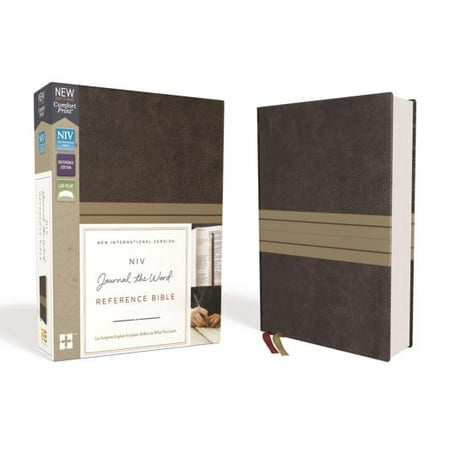 NIV, Journal the Word Reference Bible, Imitation Leather, Brown/Tan, Red Letter Edition : Let Scripture Explain Scripture. Reflect on What You