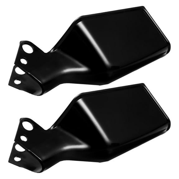 UPOUART Motorcycle Handlebar Protector Motorbike Handlebar Protector Abs Black 1 Pair