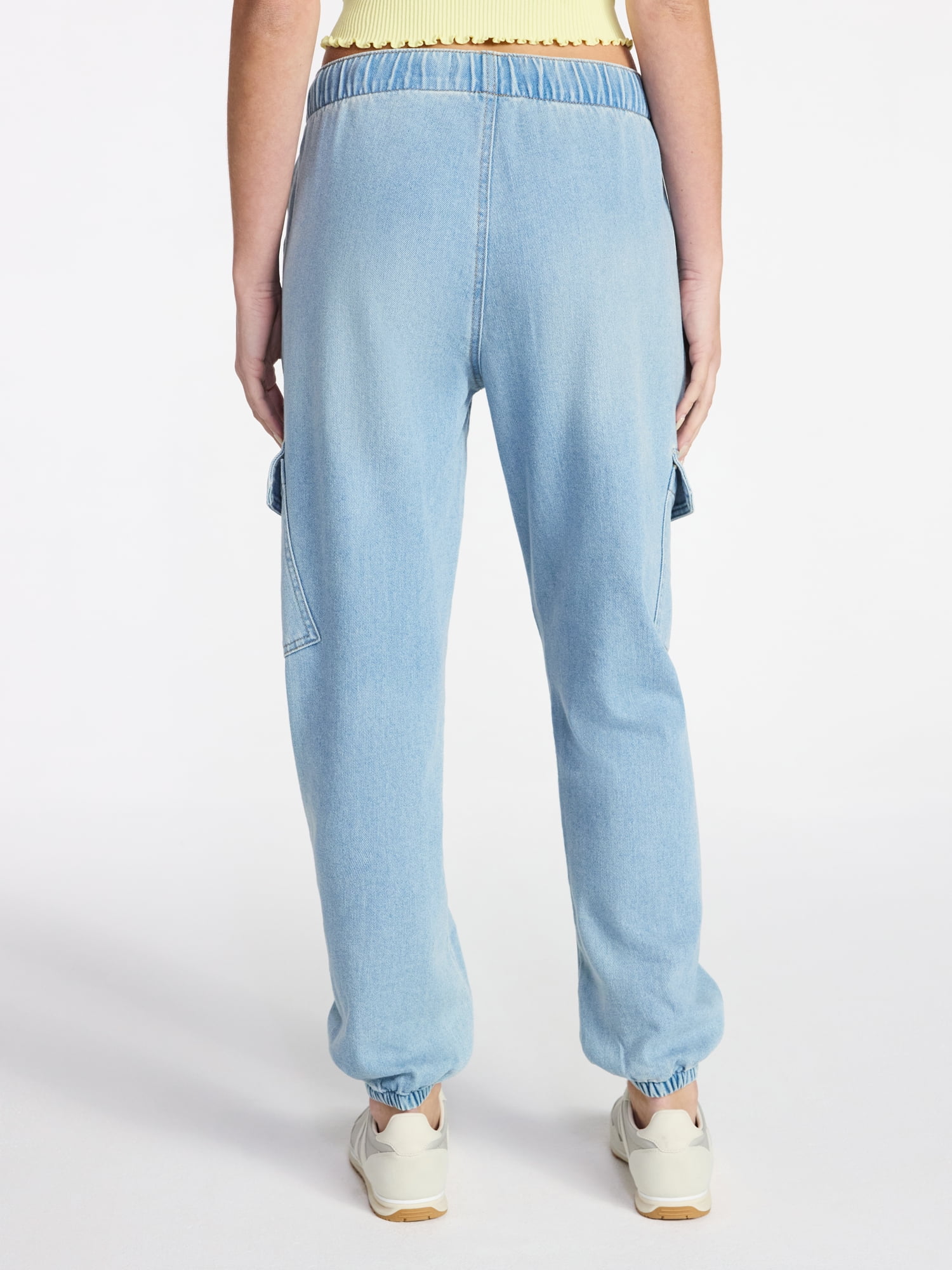 No Boundaries Cargo Jogger Pants, Women's