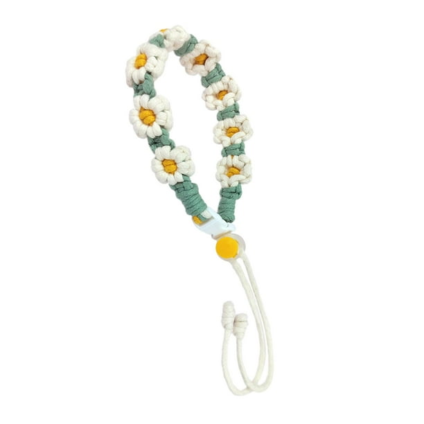 Cordón para asa de botella de agua con agarres seguros, portátil y práctico, cuerda de algodón. Verde blanco