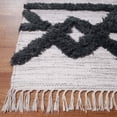 thumbnail image 3 of Superior Wakana Southwestern Wool Runner, 2’ 6" x 10', Charcoal, 3 of 5
