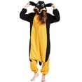 thumbnail image 1 of Pijama navideño Monesie DarkCom Dachshund, forro polar para adultos, 1 of 7