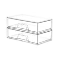 thumbnail image 3 of Milaget Desktop Cosmetic Perfume Jewelry Organizer Dust Resistant for Cabinet Pantry 2 Pieces, 3 of 9