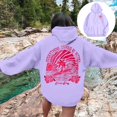thumbnail image 2 of Pink Graphic Hoodie For Women 2024 Cute Preppy Sweatshirt Long Sleeve Drawstring Pullover Tops With Pockets, 2 of 5