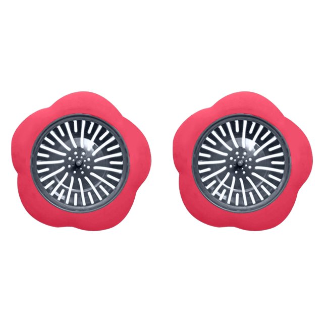 Kitchen Strainers - 1 Pack Silicone and Drain Guard Filter for Effortless Cooking and Cleaning*2 Pack