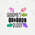 thumbnail image 4 of Inktastic Grandma's Fishing Buddy with Colorful Fish Boys or Girls Baby T-Shirt, 4 of 5