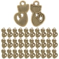thumbnail image 1 of 100 Pcs Pendentifs Chat Rétro Petits Chats Charms en Alliage Bijoux Chat Charms DIY Mini Pendentifs Chat Décors, 1 of 9