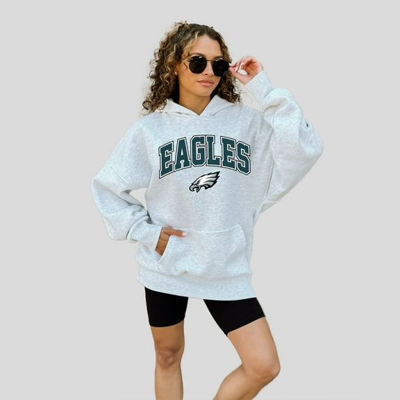 Women's Gameday Couture  Ash Philadelphia Eagles Fan Edition Premium Weight Hoodie