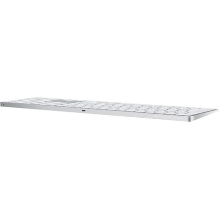 Apple - Magic Keyboard full size with Numeric Keypad (Lightning Port) - Silver/White