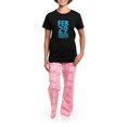 thumbnail image 4 of CafePress - Feb 29Th A Birthday Pajamas - Women's Short Sleeve Print T-Shirt and Pants Dark Cotton Pajama Set, 4 of 7