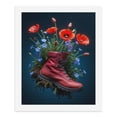 thumbnail image 5 of Paint By Numbers Kit for Adults Beginner - DIY Red Boot Floral Display Canvas Painting Kits for Adults, Frameless Paint By Number for Adults for Home Wall Decor 16x20 Inch, 5 of 7