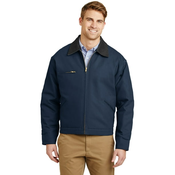 CornerStone Men's Long Sleeve Cotton Zippered chest pocket Jacket J763 ...