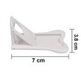thumbnail image 4 of Cerradura de ventana corrediza para ventanas de vinilo – Fácil instalación para mantener las ventanas cerradas de forma segura – Construcción fundida a presión, blanco (paquete de 2), 4 of 5