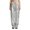 Silver, variant on Women Hip Hop Jazz Street Dance Cargo Pants Metallic Shiny Elastic Waist Jogger Trousers Silver S