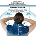 thumbnail image 4 of Calming Comfort ThermaComfort Neck Wrap, Weighted Heat Therapy Scarf, As Seen on TV, 4 of 6