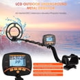 thumbnail image 2 of 3.35-inch LCD Outdoor Metal Finder Underground Metal Detector Treasure Finder Handheld Gold Digger Hunter Sensitivity Adjustable with All Metal+DISC+Memory+Jewelry+Pinpoint Mode, 2 of 7