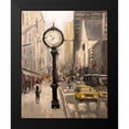 thumbnail image 2 of Stevens, Allayn 12x14 Black Modern Framed Museum Art Print Titled - City Time, 2 of 5