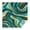 Teal and Gold, variant on Black and Gold Marble Wavy Lines Pattern Square Tablecloth,Waterproof Square Table Cover,Wipeable Spillproof Washable Table Cover for Home Kitchen Party Decor 52"x52"(132x132cm)