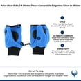 thumbnail image 4 of Polar Wear Kid's 2-4 Winter Fleece Convertible Fingerless Glove to Mitten, 4 of 4