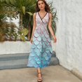 thumbnail image 4 of Mermaid Fish Scales King Size Sleeveless Dress Dresses Summer Women Dresses Clothing Woman Dresses Dress, 4 of 6