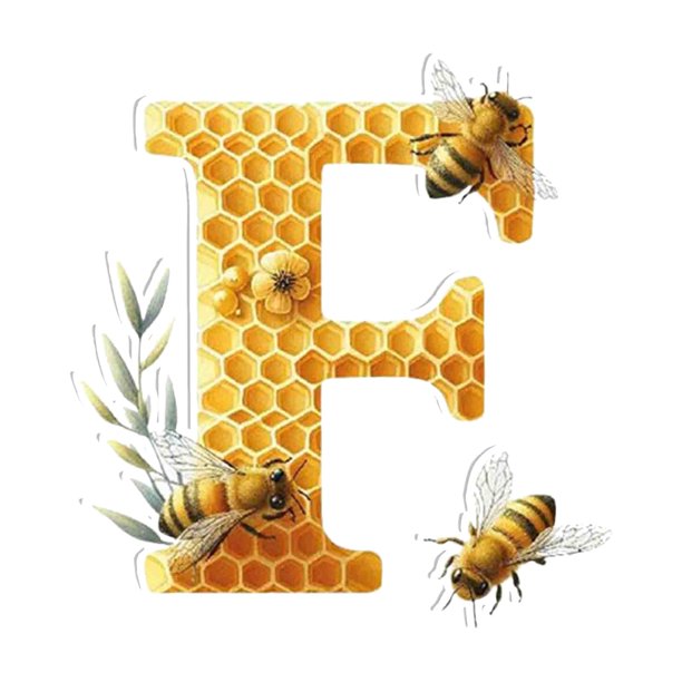 Price cut Acrylic 26 Letters Bee Pendant Home Acrylic Letter Honeycomb Bee Decorative Pendant