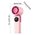 thumbnail image 3 of 6000mAh Handheld Fan Rechargeable High Speed Personal Cooling Fan with 199 Speed Settings Thermoelectric Cool Off Mini Portable Fan for Travel Camping Outdoor by PALIFEUR, 3 of 5