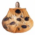 thumbnail image 2 of Flannel Cookie Throw Blankets,Soft and Fluffy Food Blanket For Adult and Kids,Funny Gift,71", 2 of 7