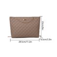 thumbnail image 4 of Bolsas De Mano Rhombus Composite Shoulder Bag Photo Props Pu Mujeres Holiday Party (Caqui), 4 of 8