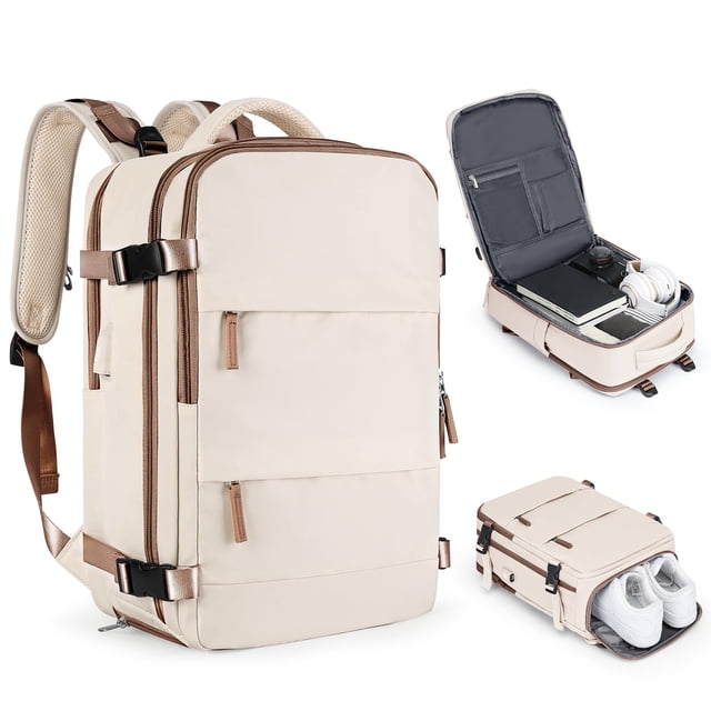 Mochila de viaje aprobada por Coofay Carry on Flight, 18 x 14 x 8 pulgadas