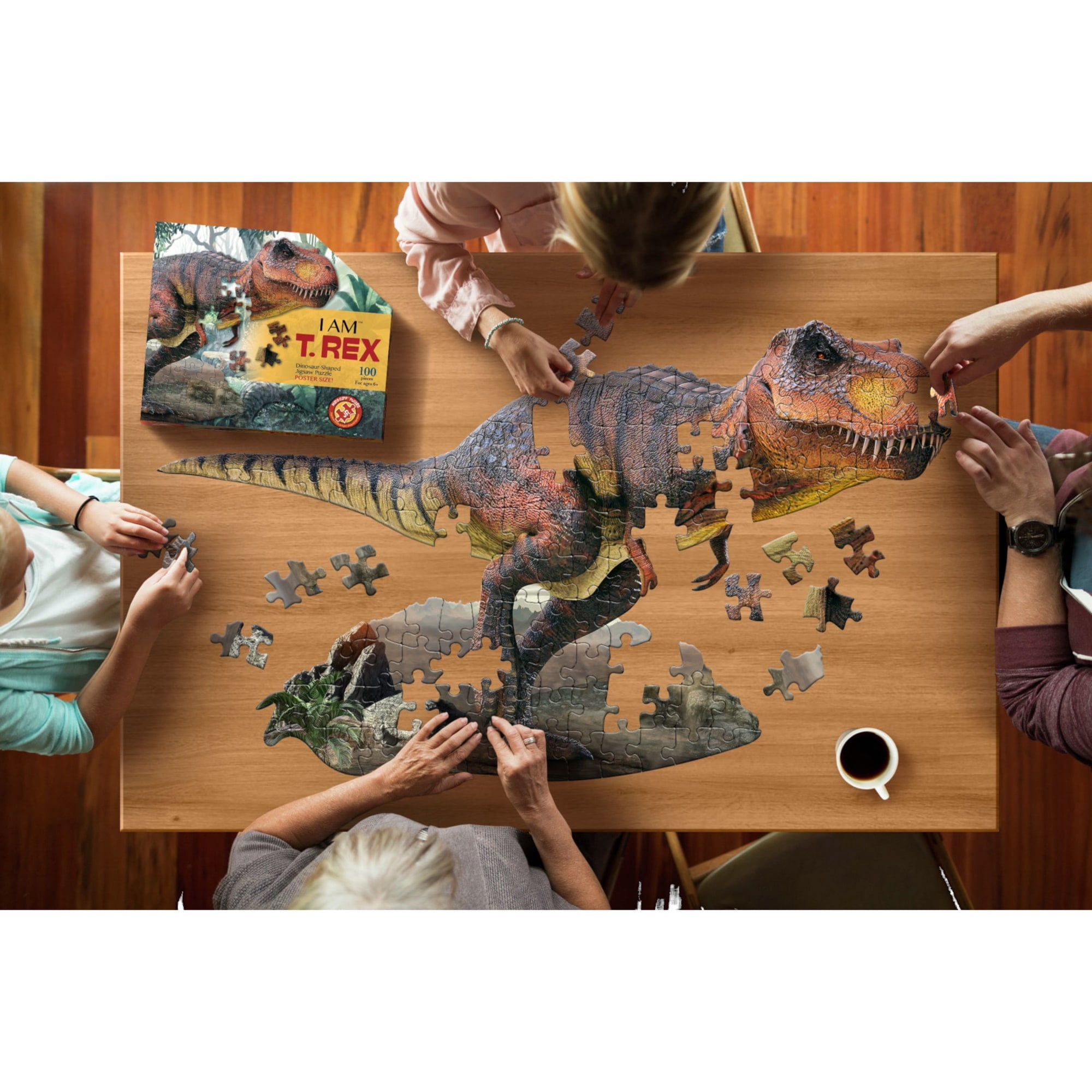 Madd Capp T. REX 100 Piece Jigsaw Puzzle with Oversized Pieces, for Ages 6 and up
