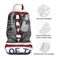 thumbnail image 5 of Sigee Home Of The Free Because Of The Brave for Universal Car Seat Covers, Premium Car Seat Protector Set for Cars, SUVs, Trucks, 5 of 7