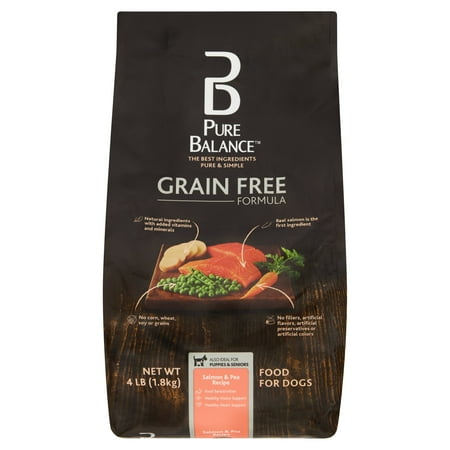 Pure Balance Wild Free Grain Free Salmon Pea Recipe Dry Dog Food 4 Pure Balance Wild Free Grain Free Salmon Pea Recipe Dry Dog Food 4