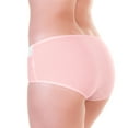 thumbnail image 3 of Angelina Women's Cotton Hiphugger Panties with Textured Detail (6-Pack), 3 of 5