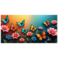 thumbnail image 5 of Beautiful Butterfly and Flower Design Background Banner Party Decors Backdrop for Garden Parties Outdoor Celebrations Photo Shoots and Spring Events, 5 of 8