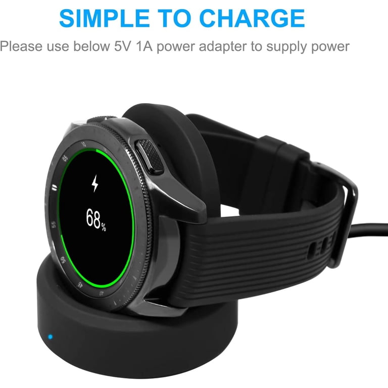 Samsung watch, charger, and extra watch bands. Amazon.com: Charger for Samsung Galaxy Watch 7 Ultra/6/5/4/3  main image 2