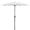 thumbnail image 4 of Northlight 8.85ft Outdoor Patio Lotus Umbrella with Hand Crank, White, 4 of 6