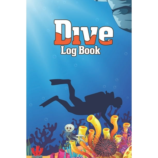 Dive Log Book Scuba Diving Logbook for Beginner, 100 Pages in 6" x 9