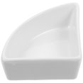thumbnail image 6 of Mersess Hamster Triangular Ceramic Small Dishes for Rabbit and Water Bowl for Mouse Guinea White, 6 of 11