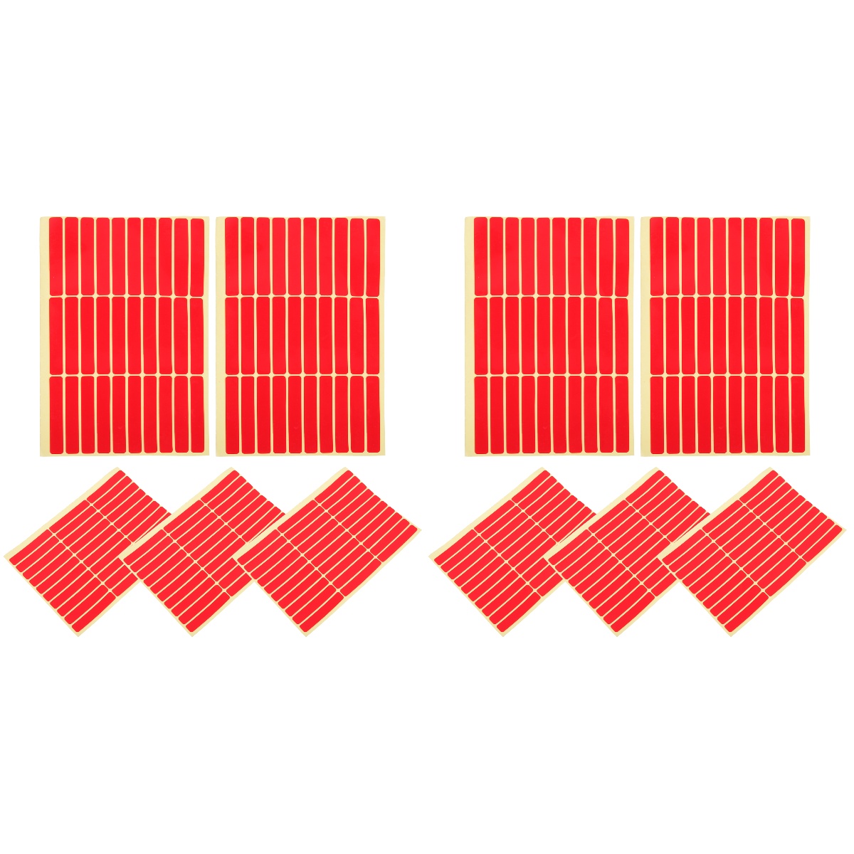 Homemaxs 10 Sheets Double Sided Nail Displaying Tape Clear Mounting
