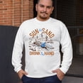 thumbnail image 4 of Sun and Sand Drink in My Hand Long Sleeve T-shirt But its a Dry Heat Funny Skeleton Desert Summer Beach Vacation, 4 of 7