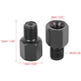 thumbnail image 3 of 2pcs 8mm RH to 10mm RH Black Metal Rearview Mirrors Adapter Bolt Screw for Motorcycle, 3 of 7