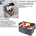 thumbnail image 2 of Cesta de picnic térmica de gran tamaño - Estructura de aluminio resistente - Forro impermeable - Diseño plegable para fácil almacenamiento - Ideal para camping, picnic, viajes o uso familiar, 2 of 5