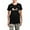 With Gray Camo Pant, variant on - Aussie Wiggle Butts Women's Dark Pajamas - Women's Short Sleeve Print T-Shirt and Pants Dark Cotton Pajama Set