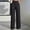 Black, variant on Women's Dress Pants Business Casual Formal Wedding Suit Pants Wide Straight Leg Loose High Waist Pants