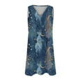 thumbnail image 5 of LOVZFMLL Robes Femmes Décontractées Imprimées Robe Débardeur Plage Col en V Poche Sans Manches Robes de Costume, 5 of 5