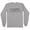 Grey, variant on Skyline Juneau Alaska Long Sleeve Shirt Unisex Large White